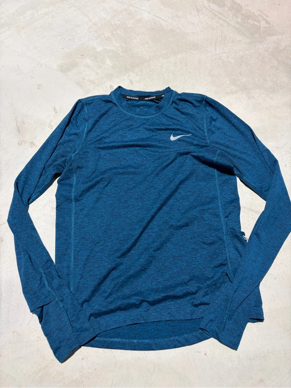 Nike running Long-Sleeve Performance Shirt blue XS